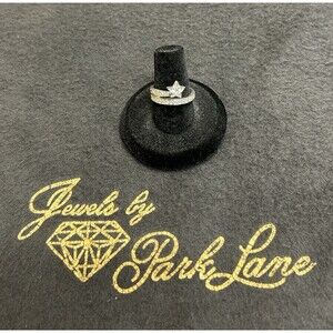 Park Lane UPON A STAR Silver Tone Ring With Genuine CZ's Size 7 J219